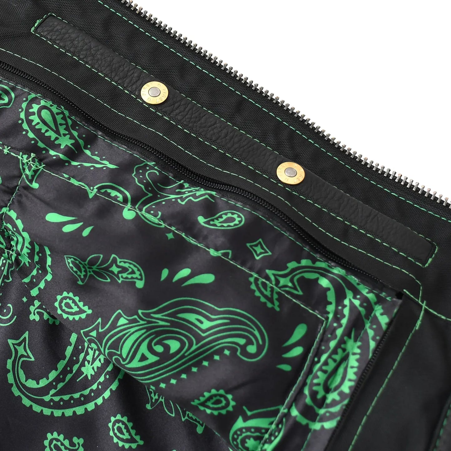 Tressivo-Tactical Emerald Men’s Motorcycle Leather Vest - Tressivo