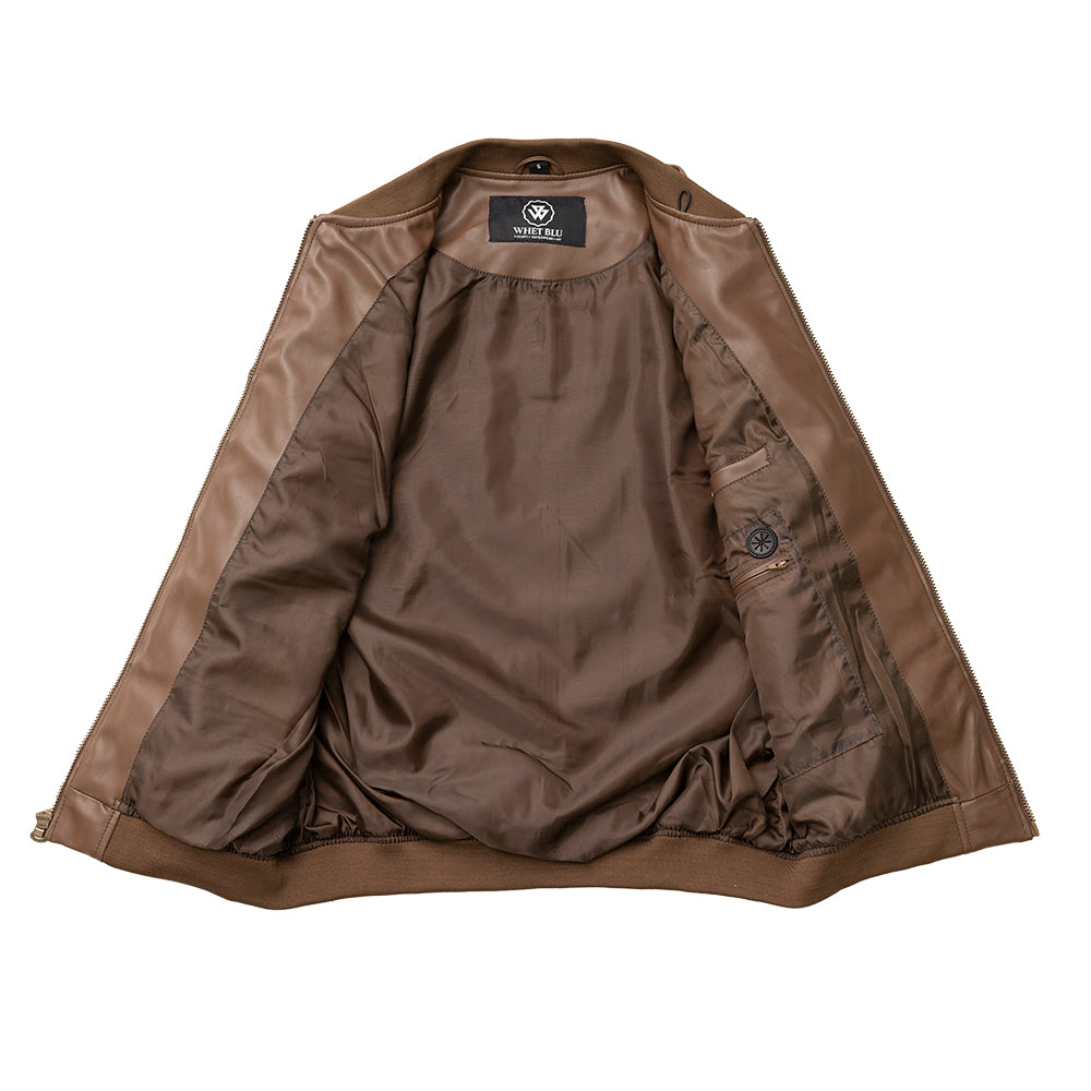 Myles Men's Vegan Faux Leather Jacket - Tressivo