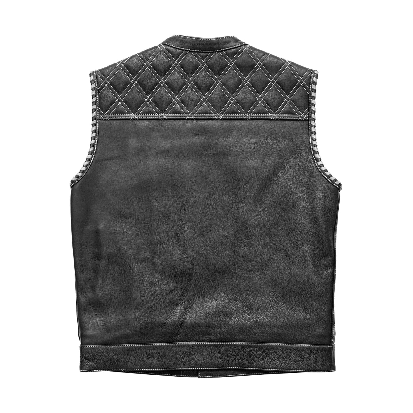 Tressivo-Sinister - Men's Motorcycle Leather Vest - Tressivo
