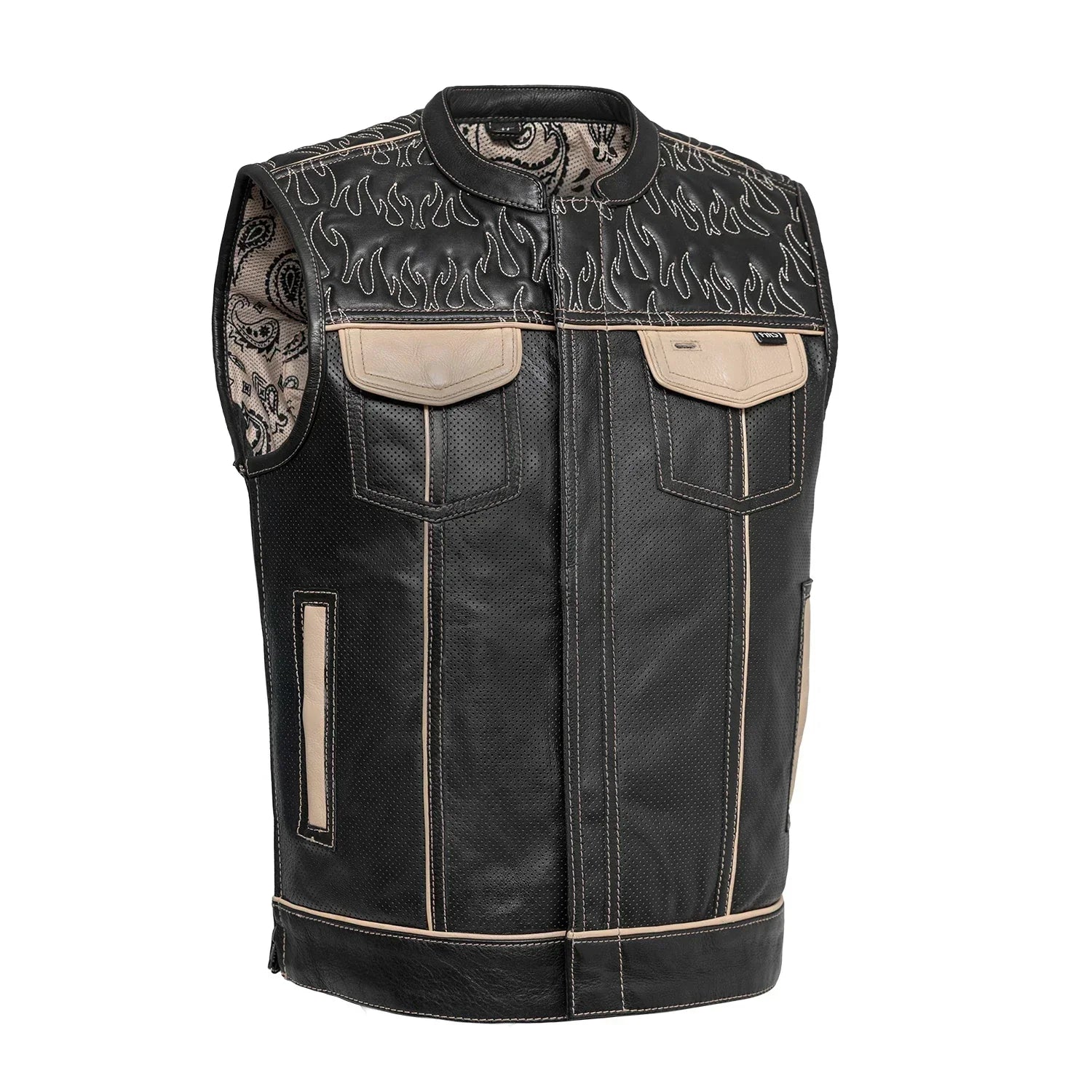 Tressivo-Inferno Rogue Men's Leather Vest (Limited Edition) - Tressivo