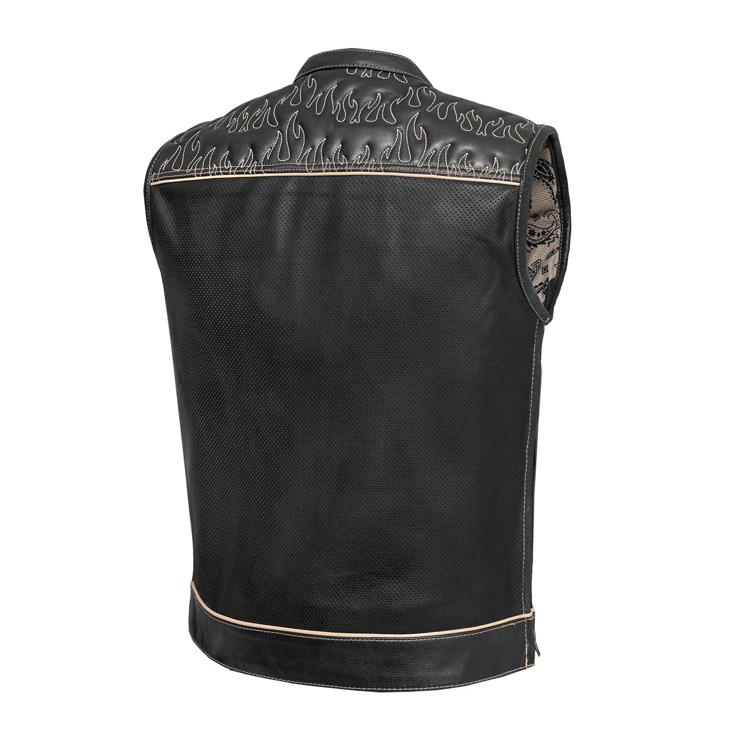 Tressivo-Inferno Rogue Men's Leather Vest (Limited Edition) - Tressivo