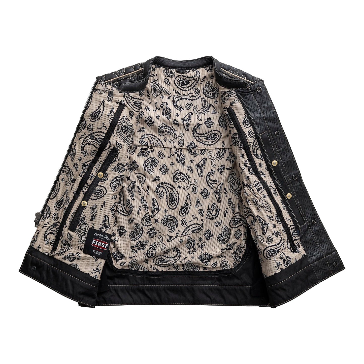 Tressivo-Inferno Rogue Men's Leather Vest (Limited Edition) - Tressivo