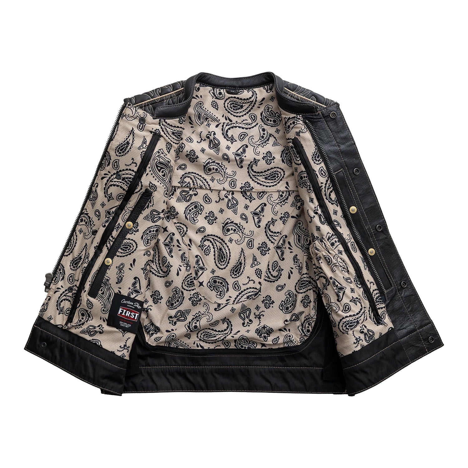 Tressivo-Inferno Rogue Men's Leather Vest (Limited Edition) - Tressivo