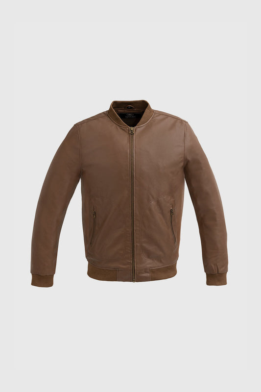 Myles Men's Vegan Faux Leather Jacket - Tressivo