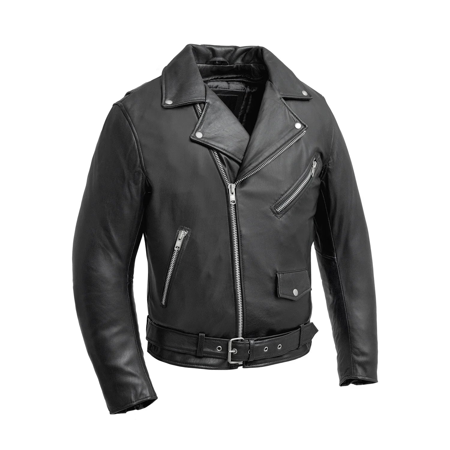 Tressivo-Jay Mens Fashion Leather Jacket - Tressivo