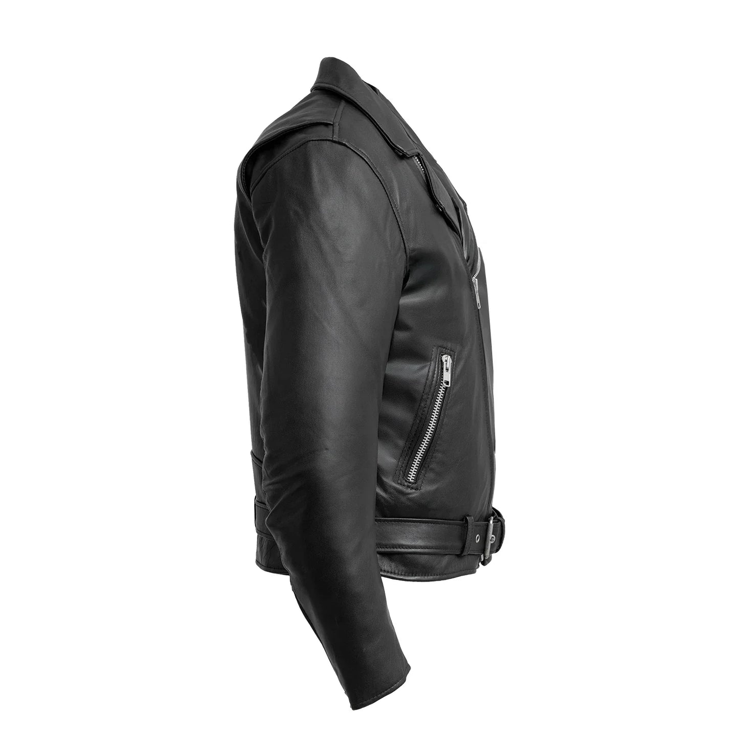 Tressivo-Jay Mens Fashion Leather Jacket - Tressivo