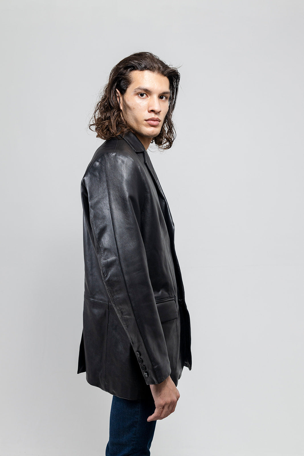 Tressivo-Esquire Mens Leather Jacket - Tressivo