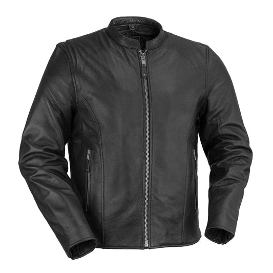 Tressivo-Ace Men's Leather Motorcycle Jacket - Tressivo