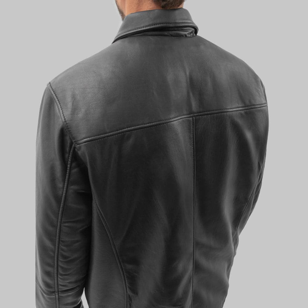 Tressivo-Anderson Men's Cowhide Leather Jacket - Tressivo