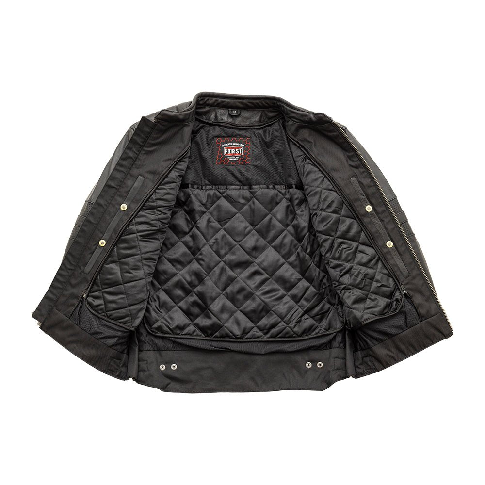 Tressivo-BiTurbo - Men's Leather Motorcycle Jacket - Tressivo