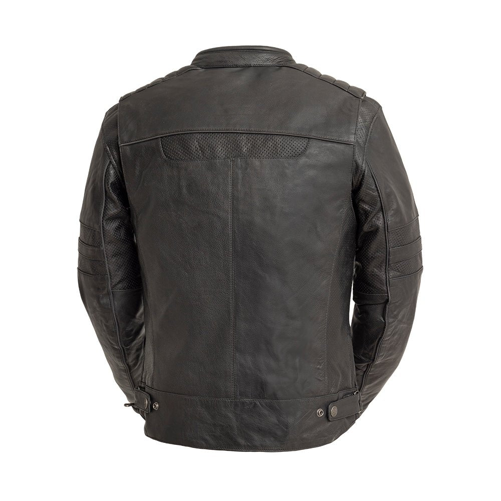 Tressivo-BiTurbo - Men's Leather Motorcycle Jacket - Tressivo