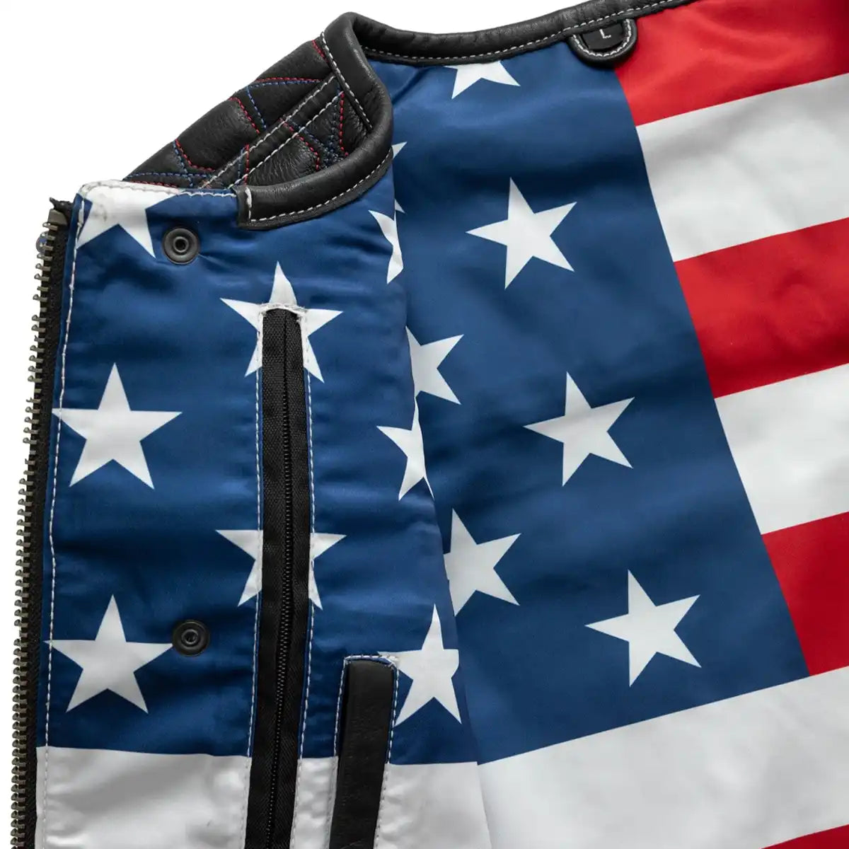 Tressivo-Captain Men's Motorcycle Leather Vest - Tressivo