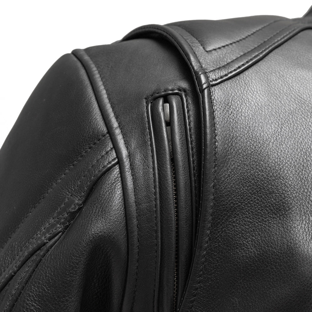 Tressivo-Chaos - Men's Leather Motorcycle Jacket - Tressivo