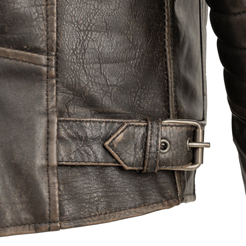 Tressivo-Commuter Men's Motorcycle Leather Jacket - Tressivo