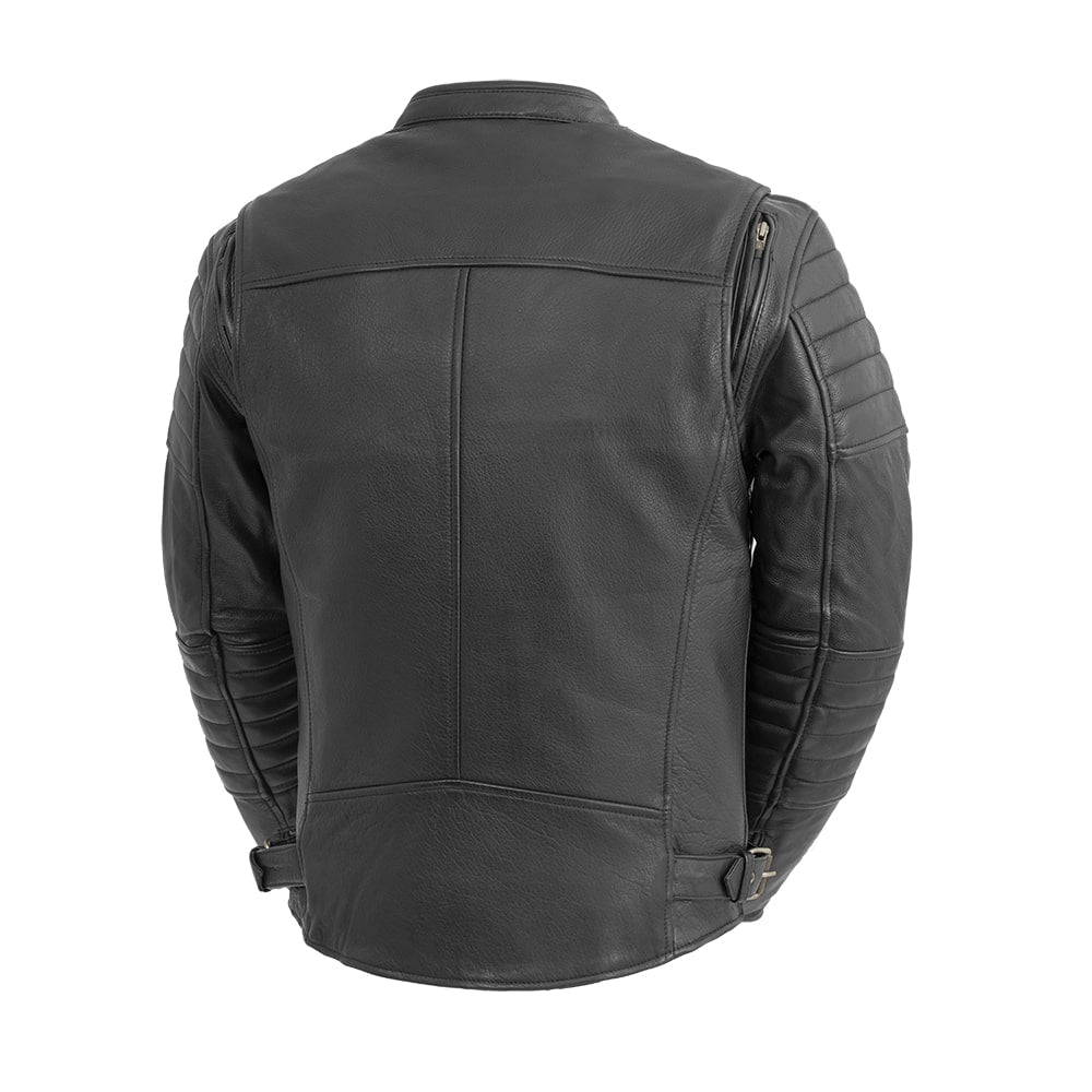 Tressivo-Commuter Men's Motorcycle Leather Jacket - Tressivo