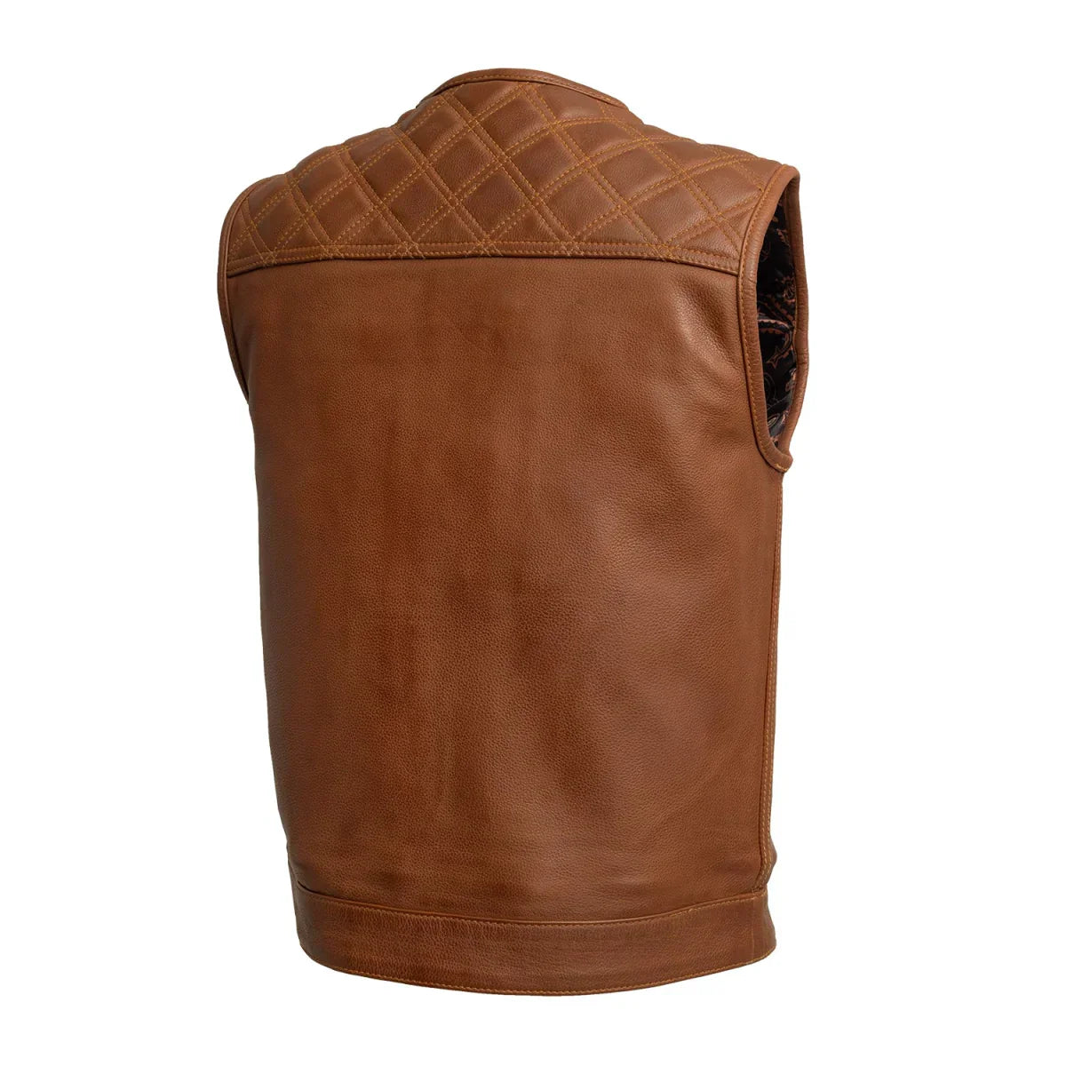 Tressivo-Dust Devil Men's Motorcycle Leather Vest (limited edition) - Tressivo
