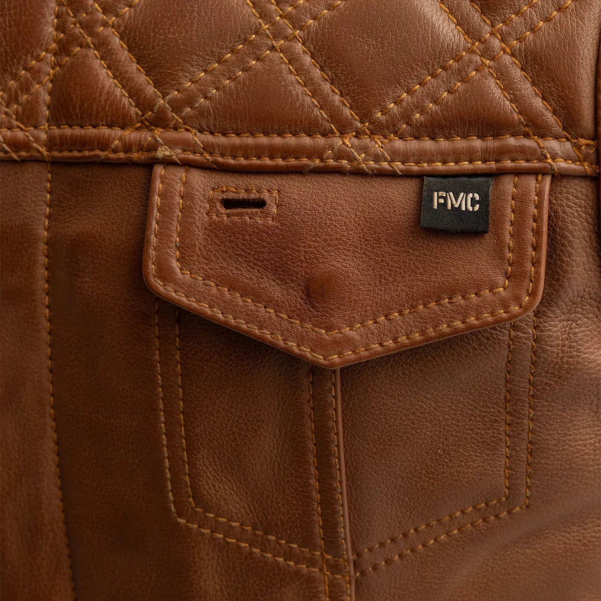 Tressivo-Dust Devil Men's Motorcycle Leather Vest (limited edition) - Tressivo