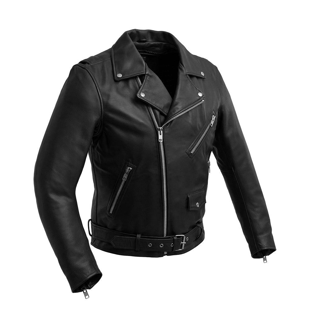 Tressivo-Fillmore Men's Motorcycle Leather Jacket - Tressivo