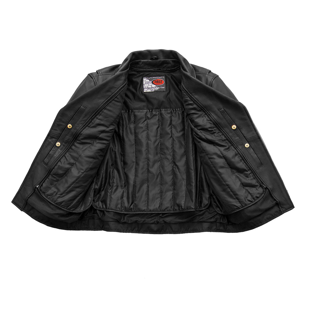 Tressivo-Fillmore Men's Motorcycle Leather Jacket - Tressivo