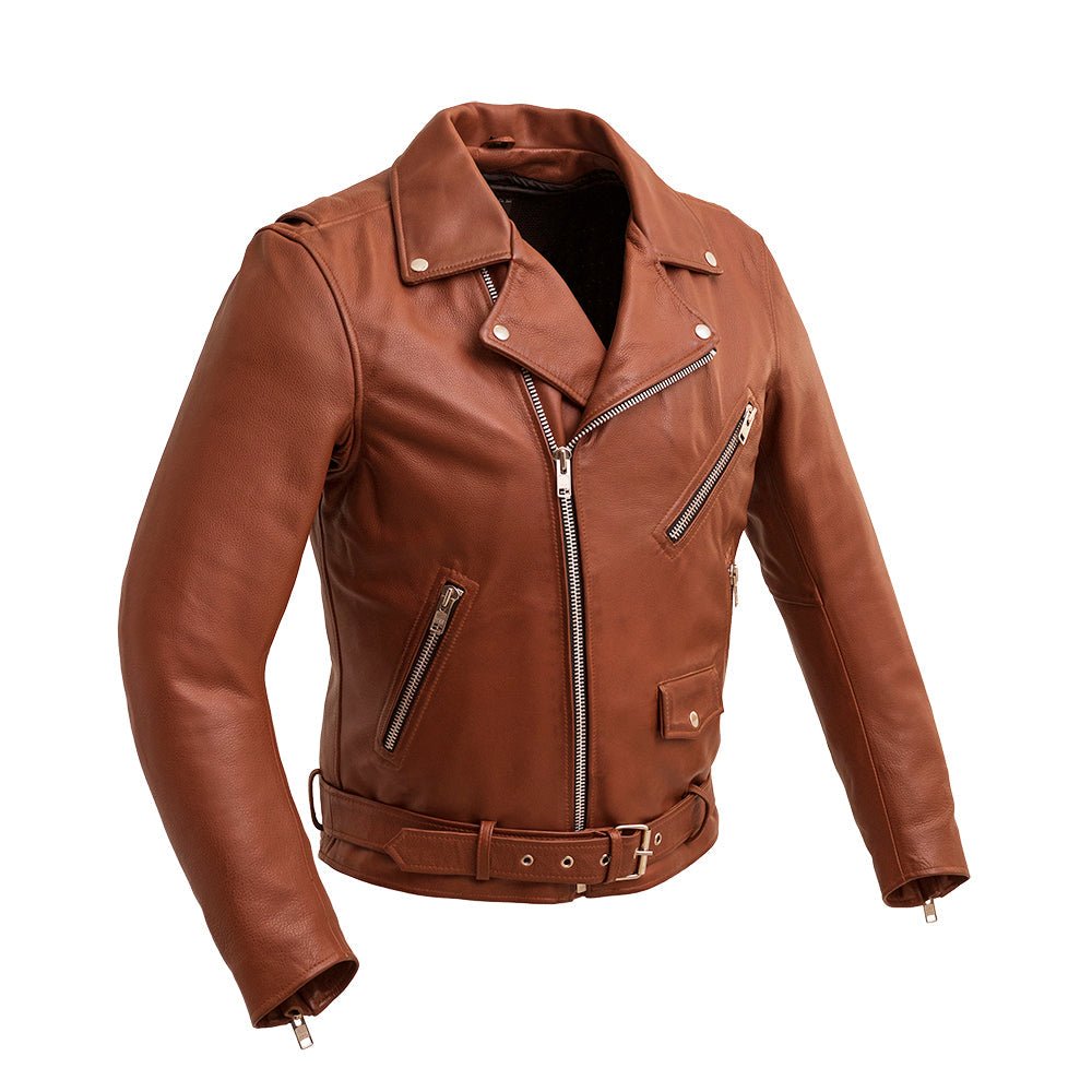 Tressivo-Fillmore Men's Motorcycle Leather Jacket - Tressivo