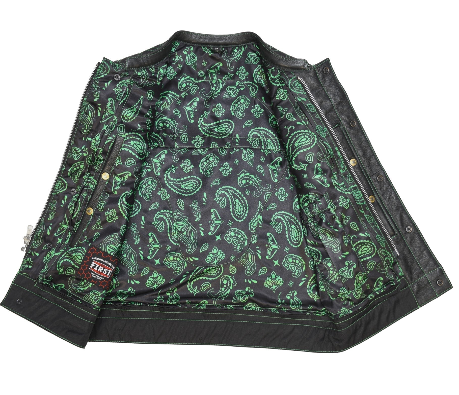 Tressivo-Upside Men's Club Style Leather Vest - Tressivo