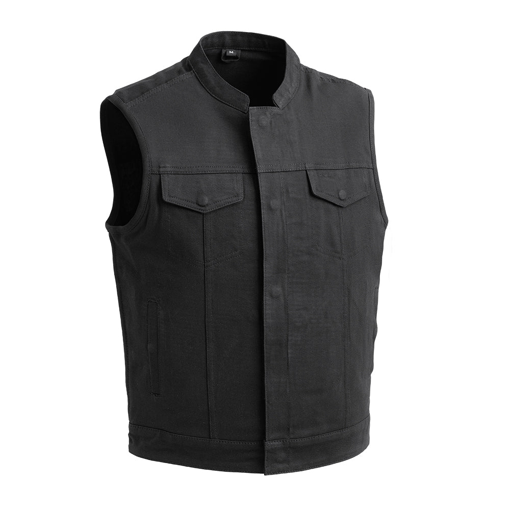 Tressivo-Havoc Men's Motorcycle Twill Vest - Tressivo