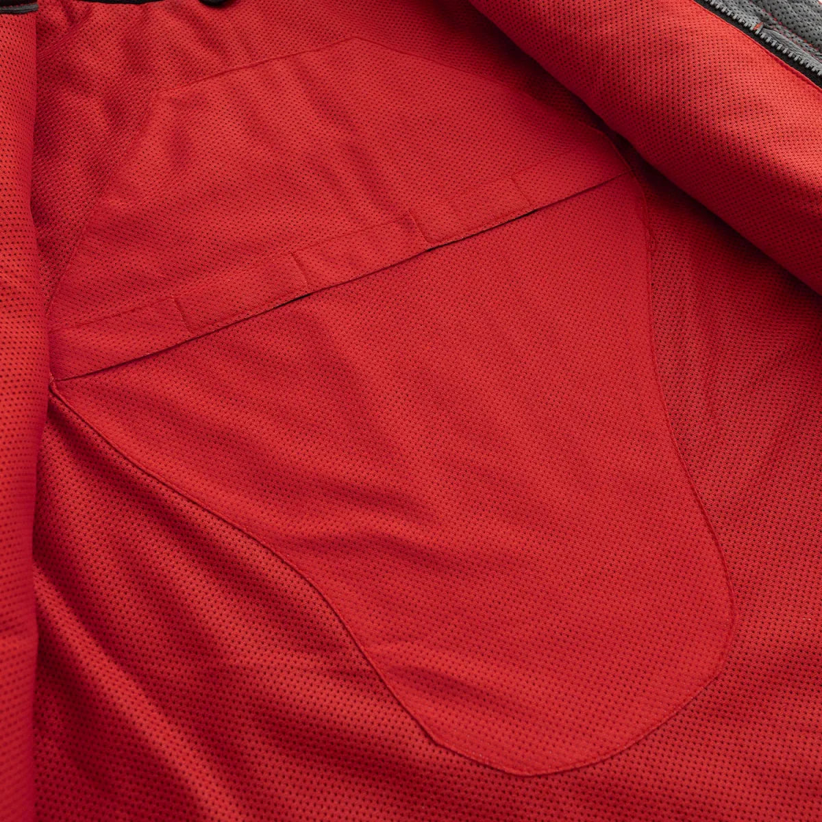 Tressivo-Hornet Perforated Men's Club Style Leather Vest - Tressivo