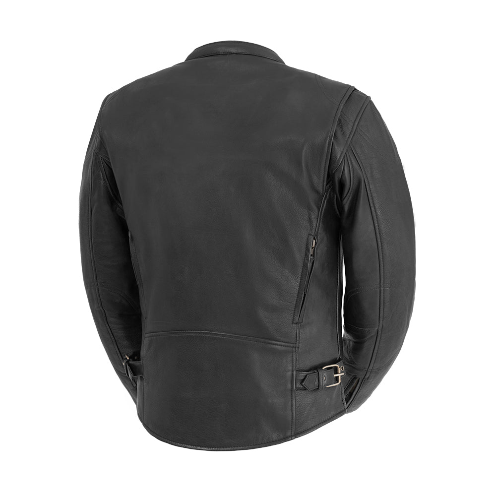 Tressivo-Indy Men's Motorcycle Leather Jacket - Tressivo