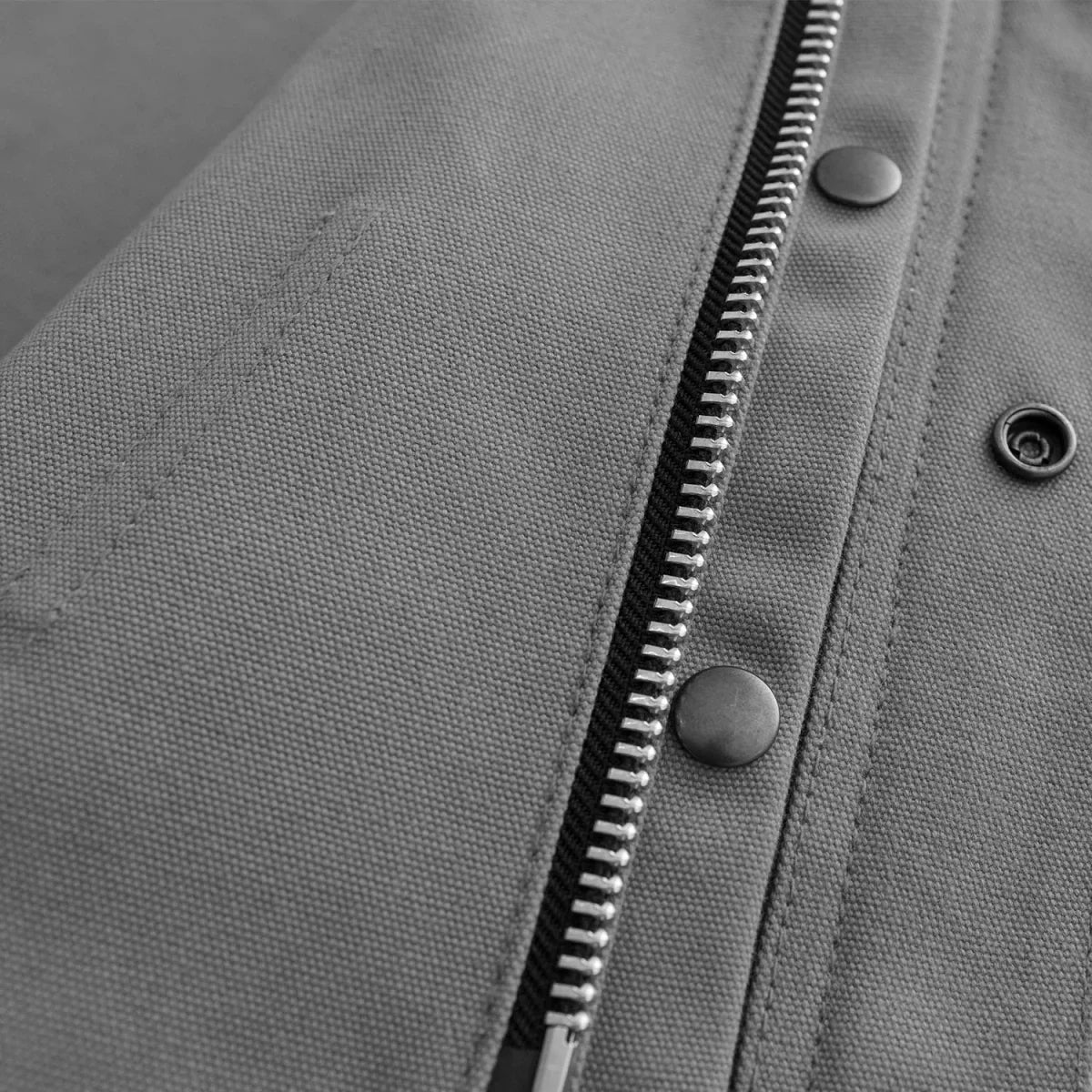 Tressivo-Lowside Men's Motorcycle Canvas Vest (Grey) - Tressivo