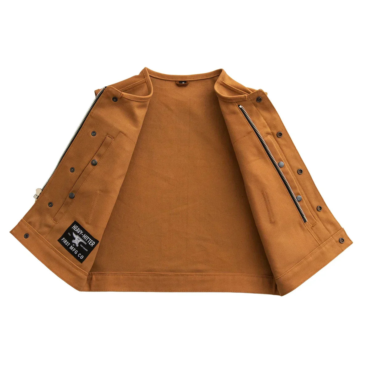 Tressivo-Lowside Men's Motorcycle Canvas Vest - Tressivo