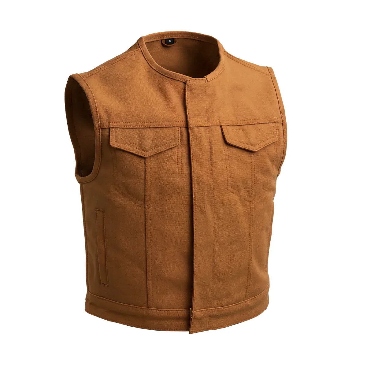 Tressivo-Lowside Men's Motorcycle Canvas Vest - Tressivo