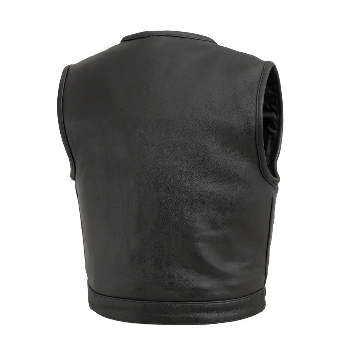 Tressivo-Lowside Men's Motorcycle Leather Vest - Tressivo