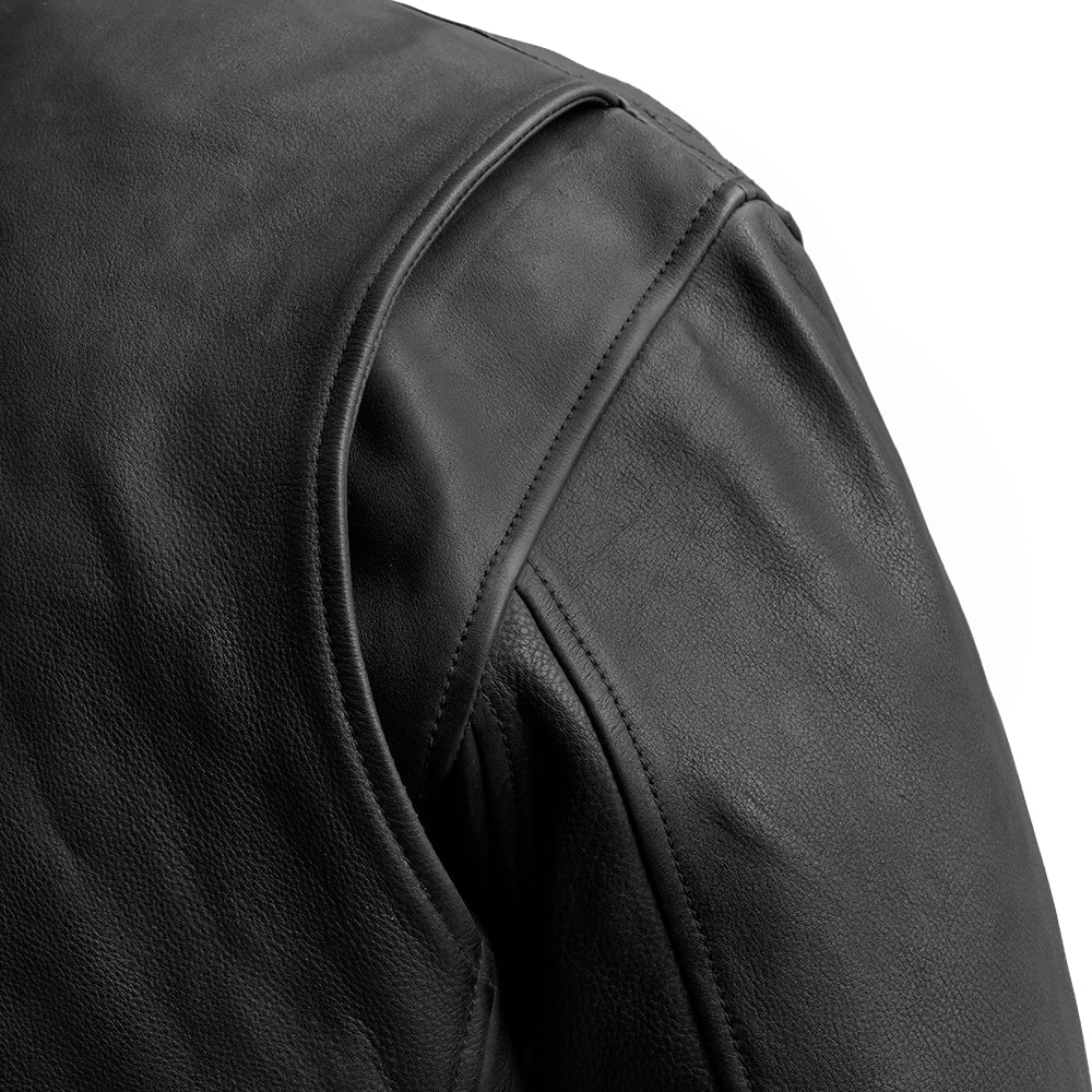 Tressivo-Moto Bomber - Men's Leather Jacket - Tressivo