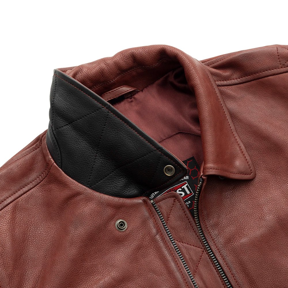 Tressivo-Moto Bomber - Men's Leather Jacket - Tressivo