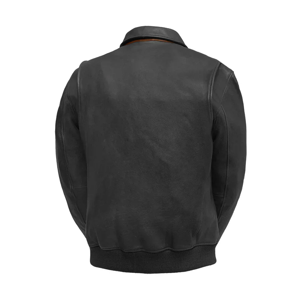Tressivo-Moto Bomber - Men's Leather Jacket - Tressivo