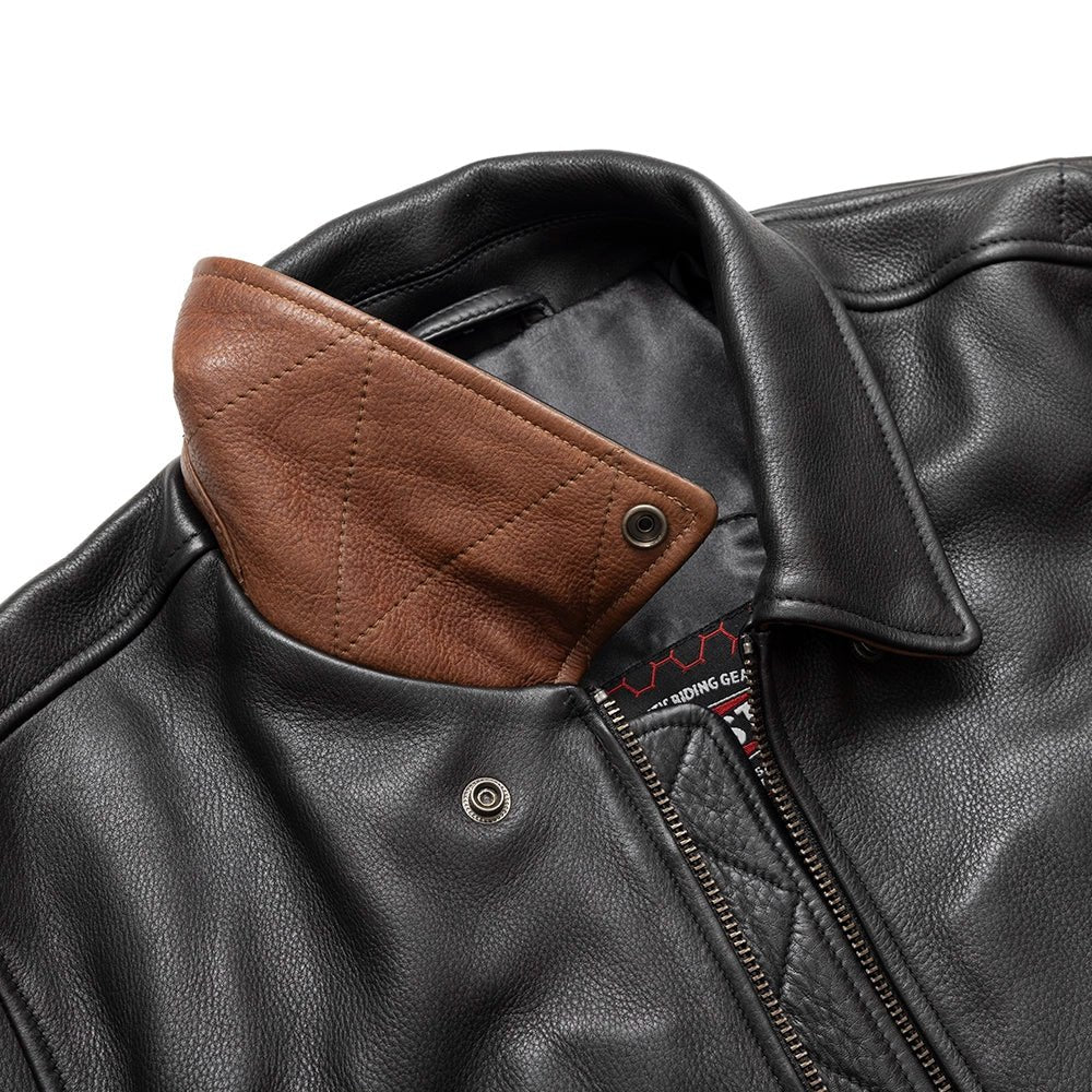 Tressivo-Moto Bomber - Men's Leather Jacket - Tressivo