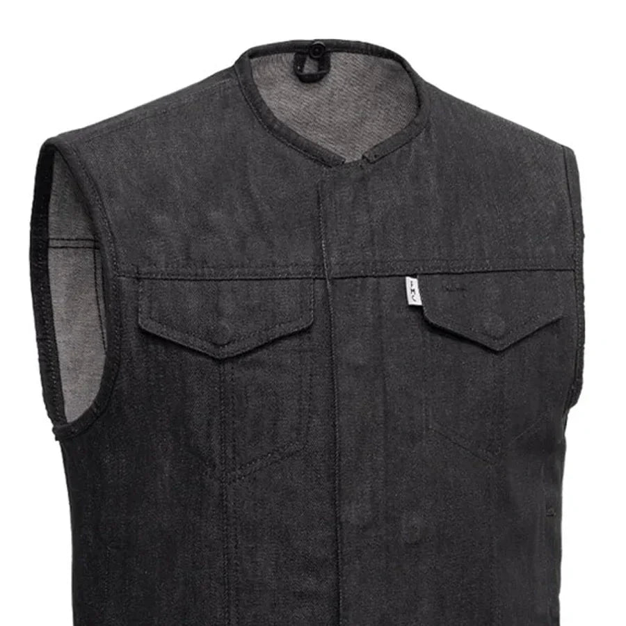 Tressivo-Murdock - Men's Motorcycle Denim Vest - Tressivo