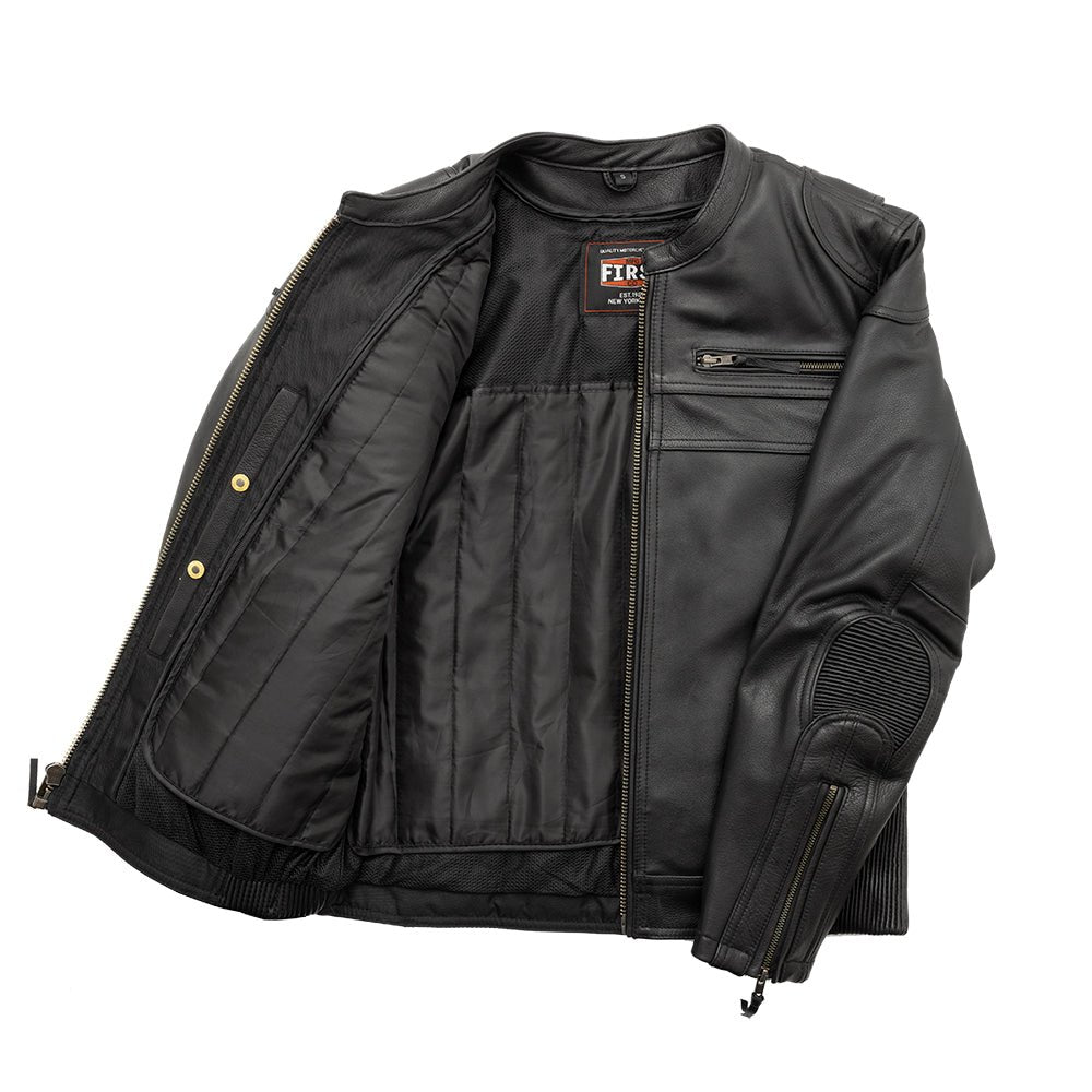 Tressivo-Nemesis Men's Motorcycle Leather Jacket - Tressivo