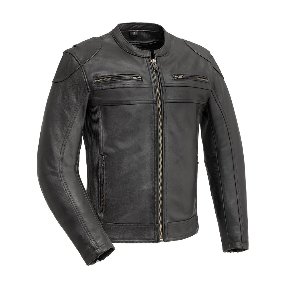 Tressivo-Nemesis Men's Motorcycle Leather Jacket - Tressivo