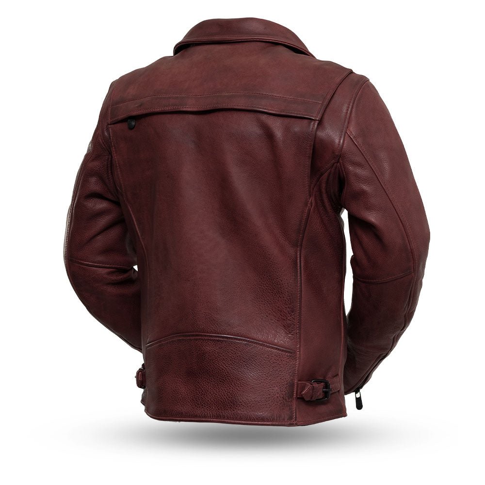 Tressivo-Night Rider Men's Motorcycle Leather Jacket - Tressivo