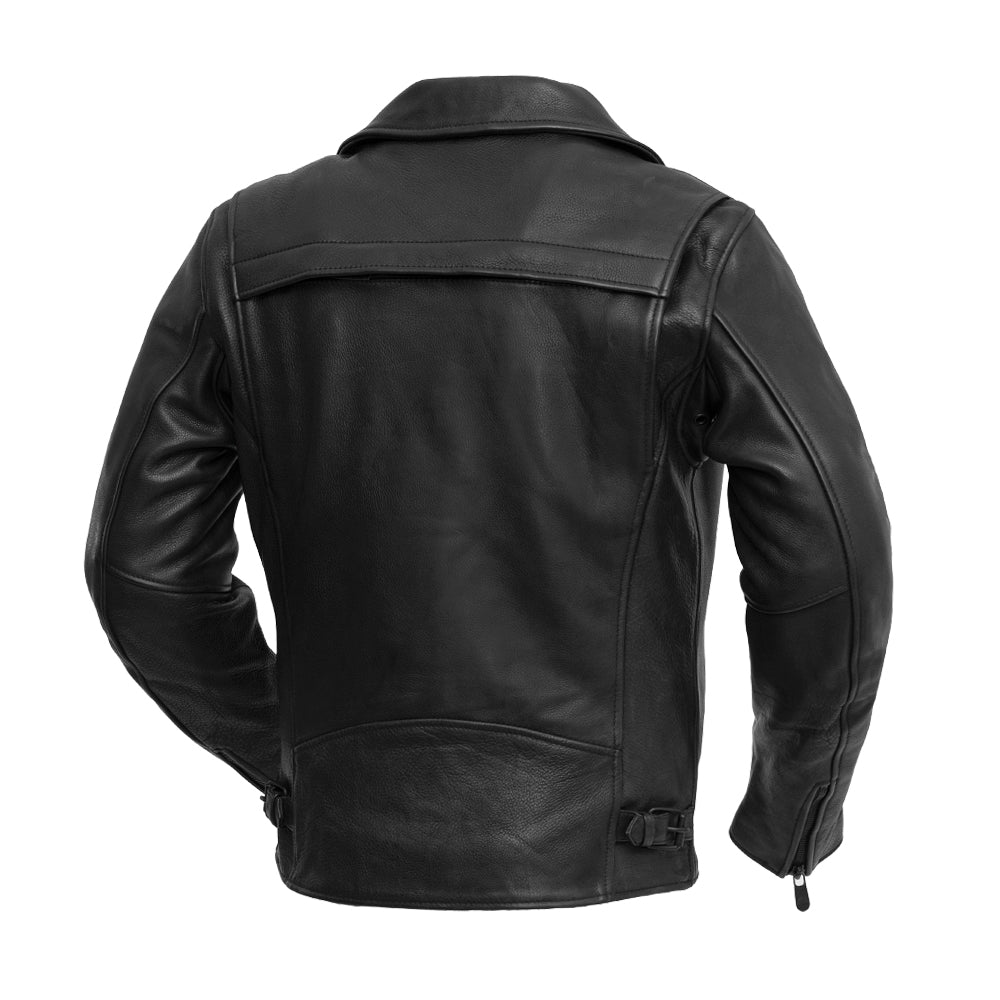 Tressivo-Night Rider Men's Motorcycle Leather Jacket - Tressivo