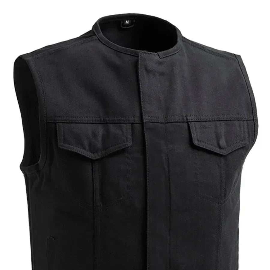 Tressivo-No Limit - Men's Motorcycle Twill Vest - Tressivo
