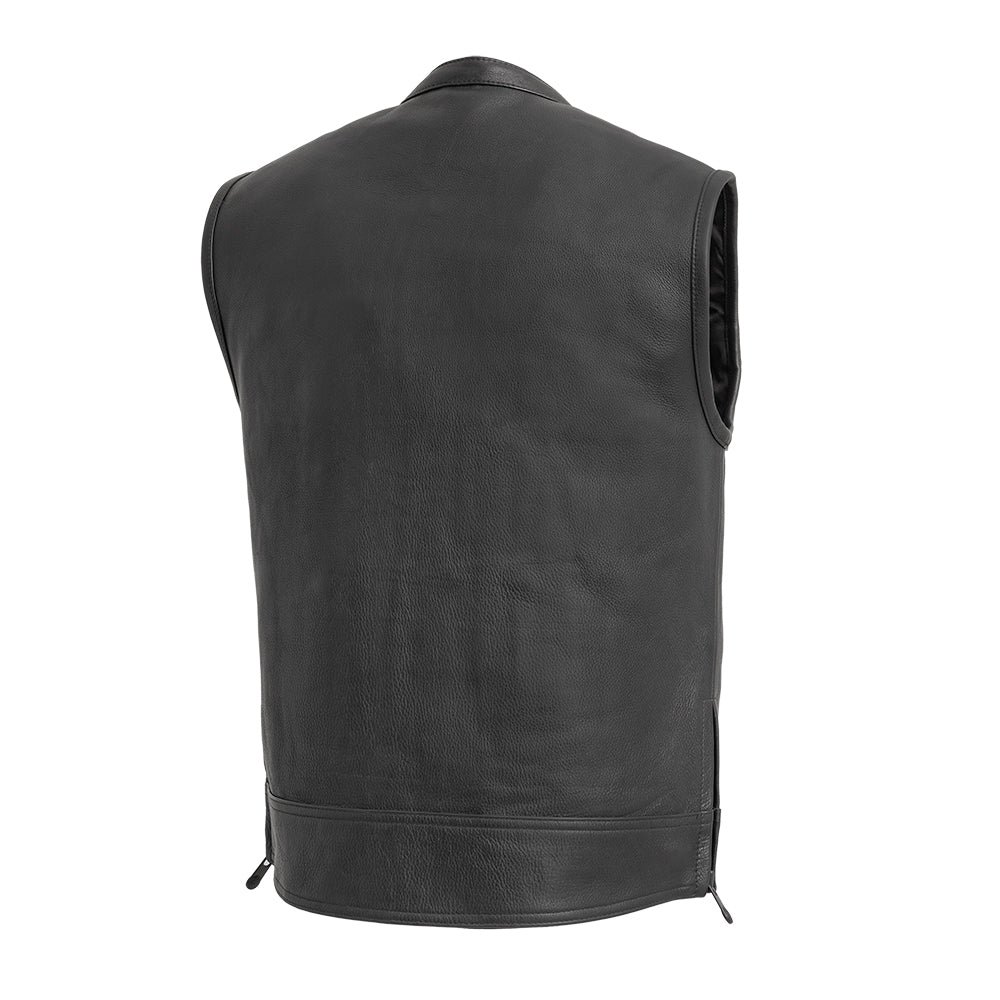 Tressivo-Rampage - Men's Motorcycle Leather Vest - Tressivo