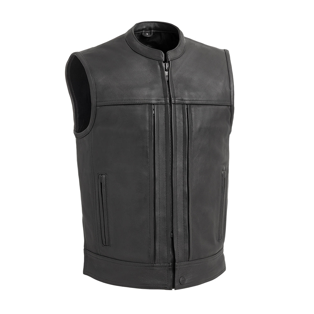Tressivo-Rampage - Men's Motorcycle Leather Vest - Tressivo