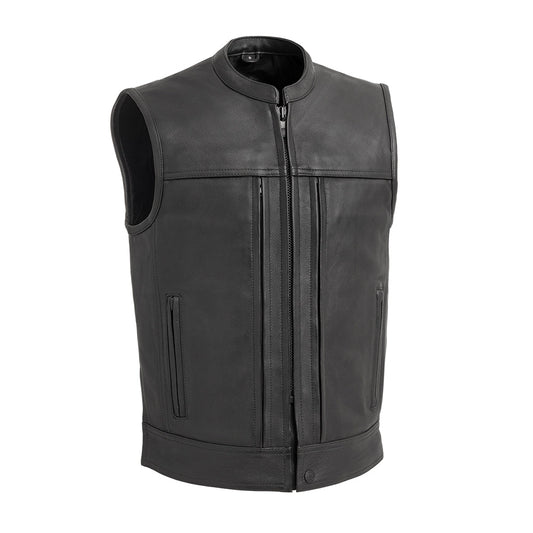 Tressivo-Rampage - Men's Motorcycle Leather Vest - Tressivo