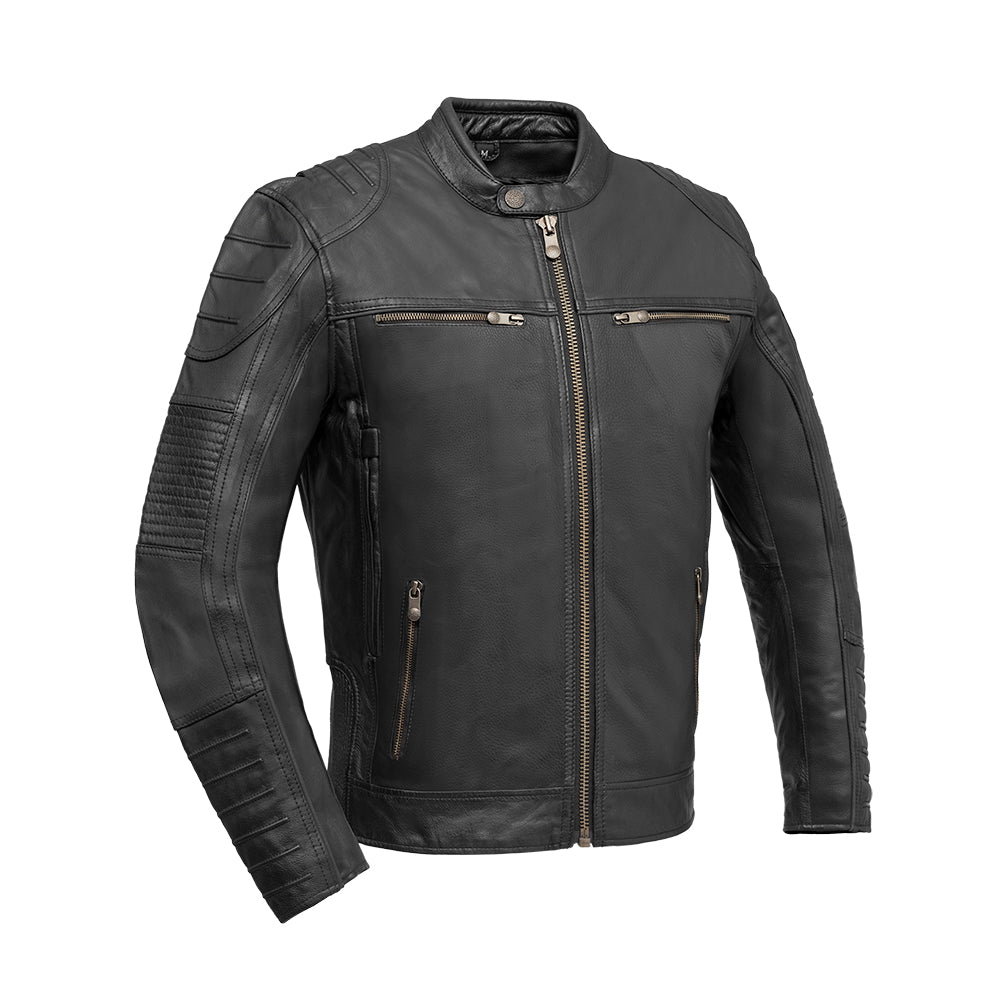 Tressivo-Raptor Men's Motorcycle Leather Jacket - Tressivo
