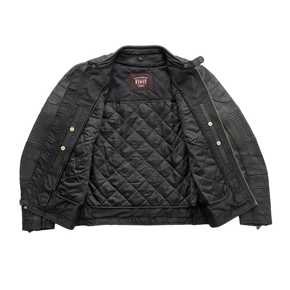 Tressivo-Raptor Men's Motorcycle Leather Jacket - Tressivo