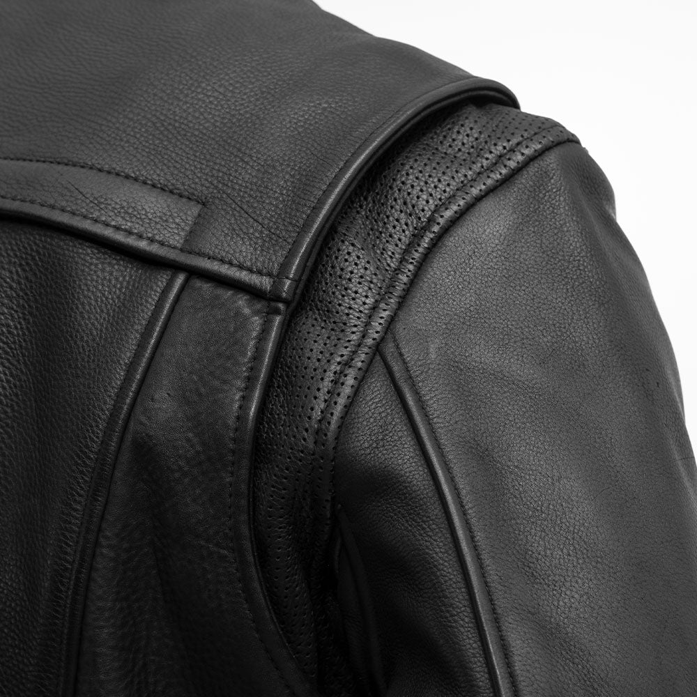 Tressivo-Revolt Men's Motorcycle Leather Jacket - Tressivo