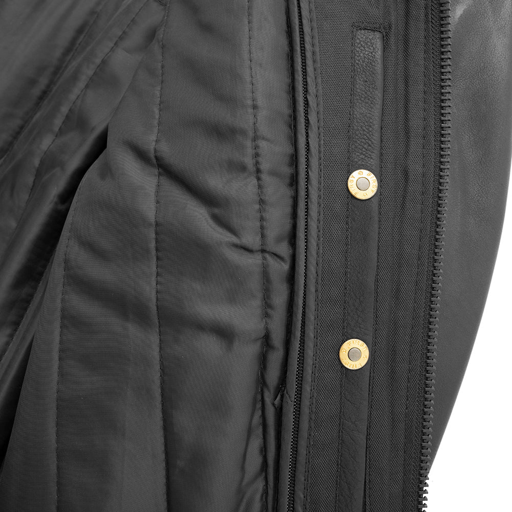 Tressivo-Revolt Men's Motorcycle Leather Jacket - Tressivo