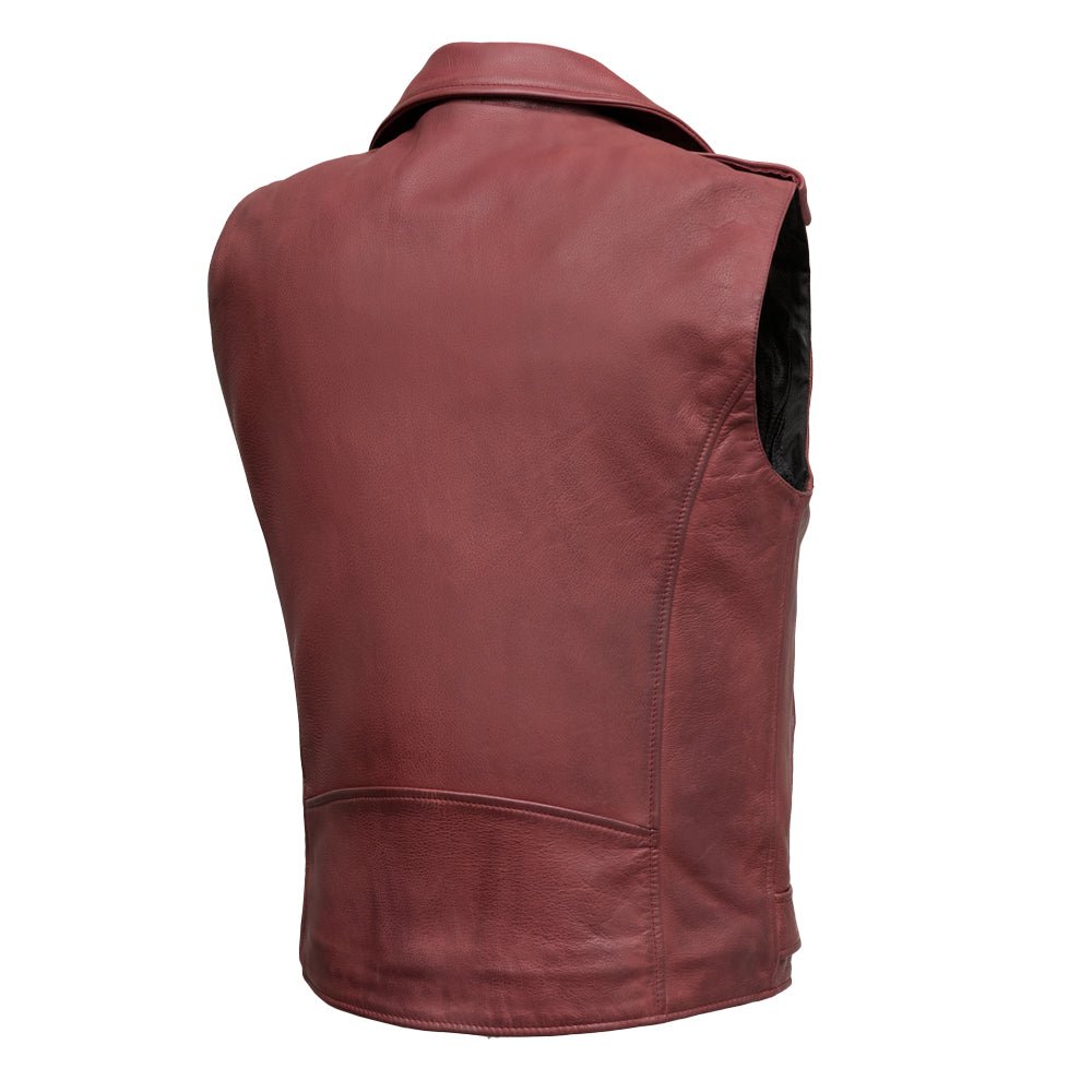Tressivo-Roller - Men's Motorcycle Leather Vest - Tressivo